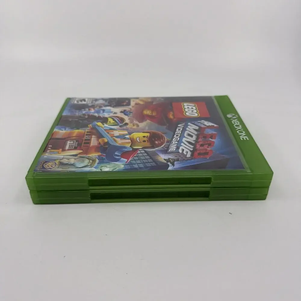 Xbox One LEGO Game Lot of 2 LEGO Movie Video Game & Jurassic World CIB Tested